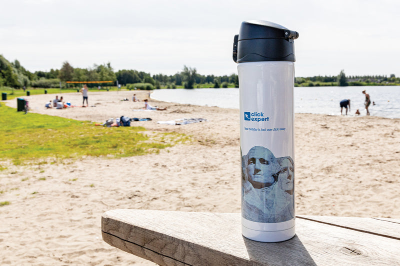 Load image into Gallery viewer, RCS Re-steel easy lock vacuum flask - Custom Wood Designs
