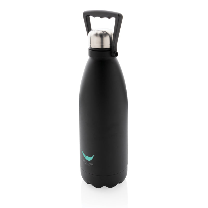 Load image into Gallery viewer, RCS Recycled stainless steel large vacuum bottle 1.5L - Custom Wood Designs
