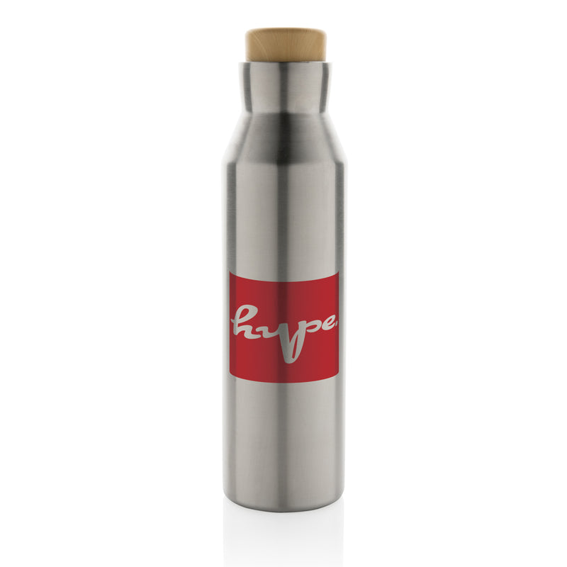 Load image into Gallery viewer, Gaia RCS certified recycled stainless steel vacuum bottle - Custom Wood Designs

