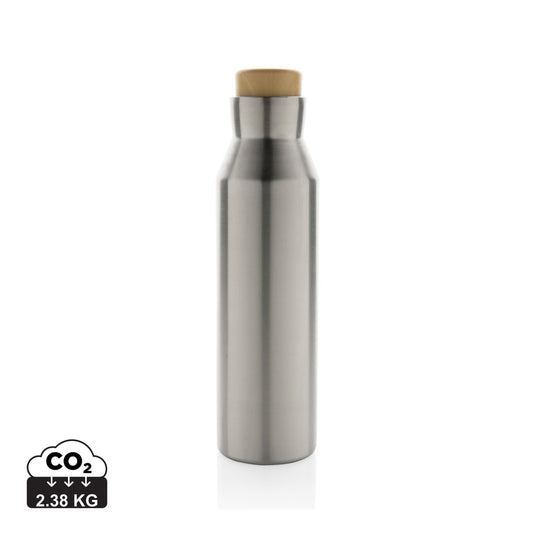 Gaia RCS certified recycled stainless steel vacuum bottle - Custom Wood Designs