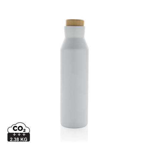 Gaia RCS certified recycled stainless steel vacuum bottle - Custom Wood Designs