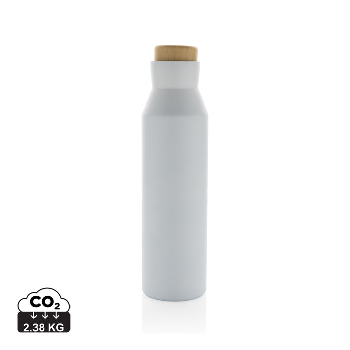 Gaia RCS certified recycled stainless steel vacuum bottle - Custom Wood Designs