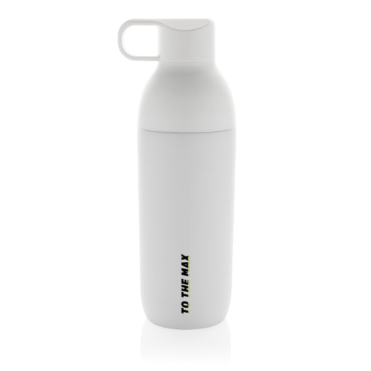 Flow RCS recycled stainless steel vacuum bottle - Custom Wood Designs