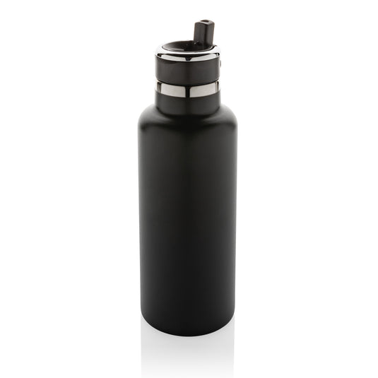 Hydro RCS recycled stainless steel vacuum bottle with spout - Custom Wood Designs