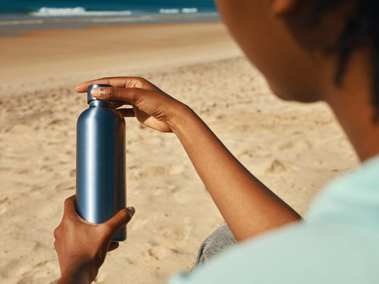 RCS Recycled stainless steel Impact vacuum bottle - Custom Wood Designs