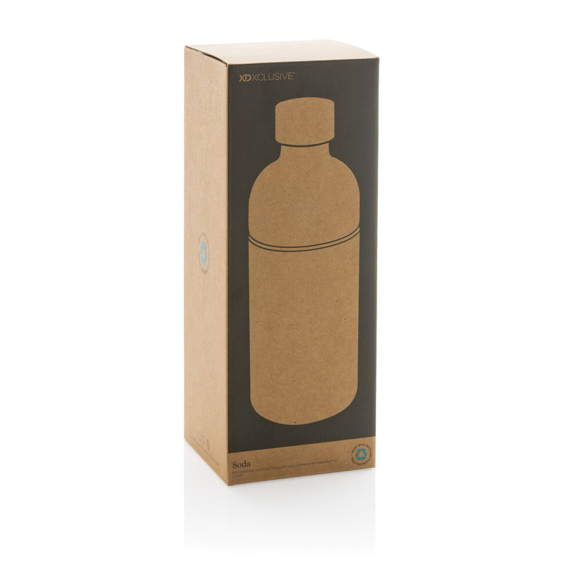 Load image into Gallery viewer, Soda RCS certified re-steel carbonated drinking bottle - Custom Wood Designs
