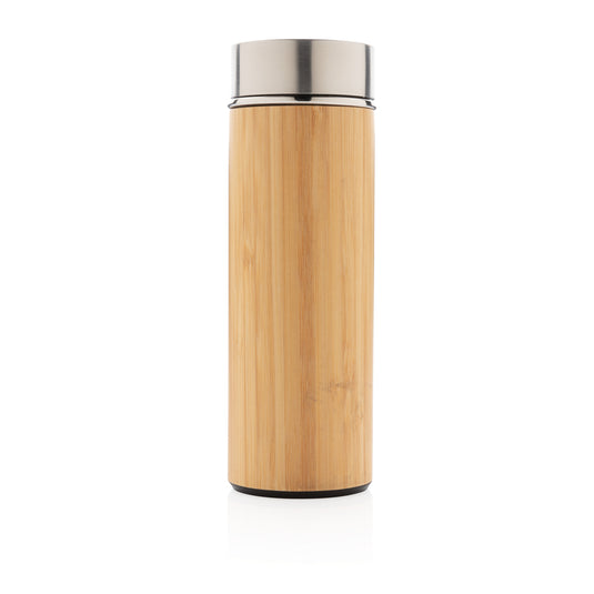 Leak proof bamboo vacuum bottle - Custom Wood Designs