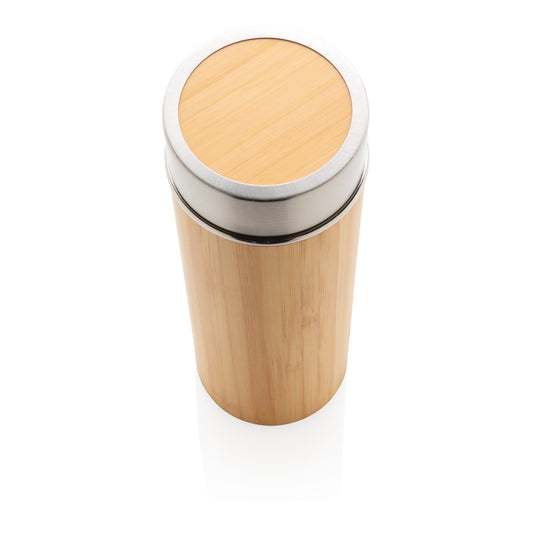 Leak proof bamboo vacuum bottle - Custom Wood Designs