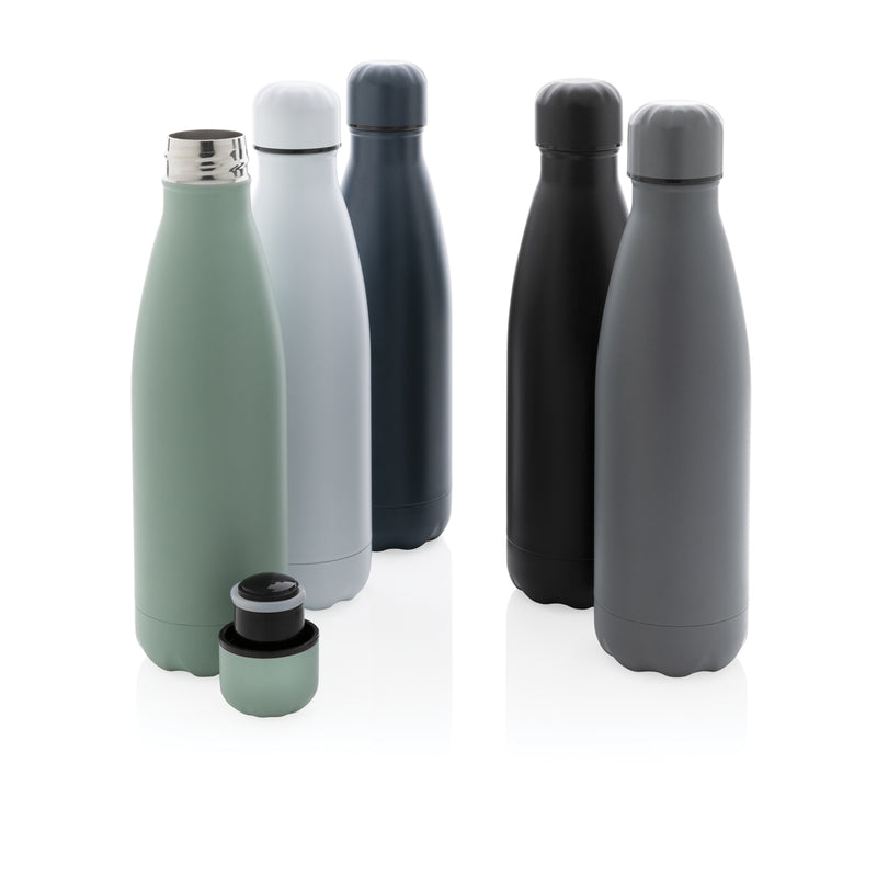 Load image into Gallery viewer, Solid color stainless steel vacuum drink bottle, 500 ml from XD Collection, featuring a sleek, durable design for everyday use.

