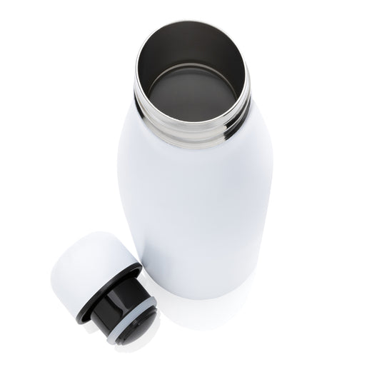 Solid color stainless steel vacuum bottle by XD Collection, 500 ml drinkware with a sleek, durable design.
