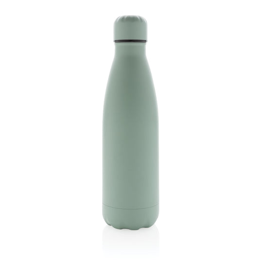 Stainless steel 500ml solid color vacuum drinkware bottle from XD Collection with a sleek, insulated design.