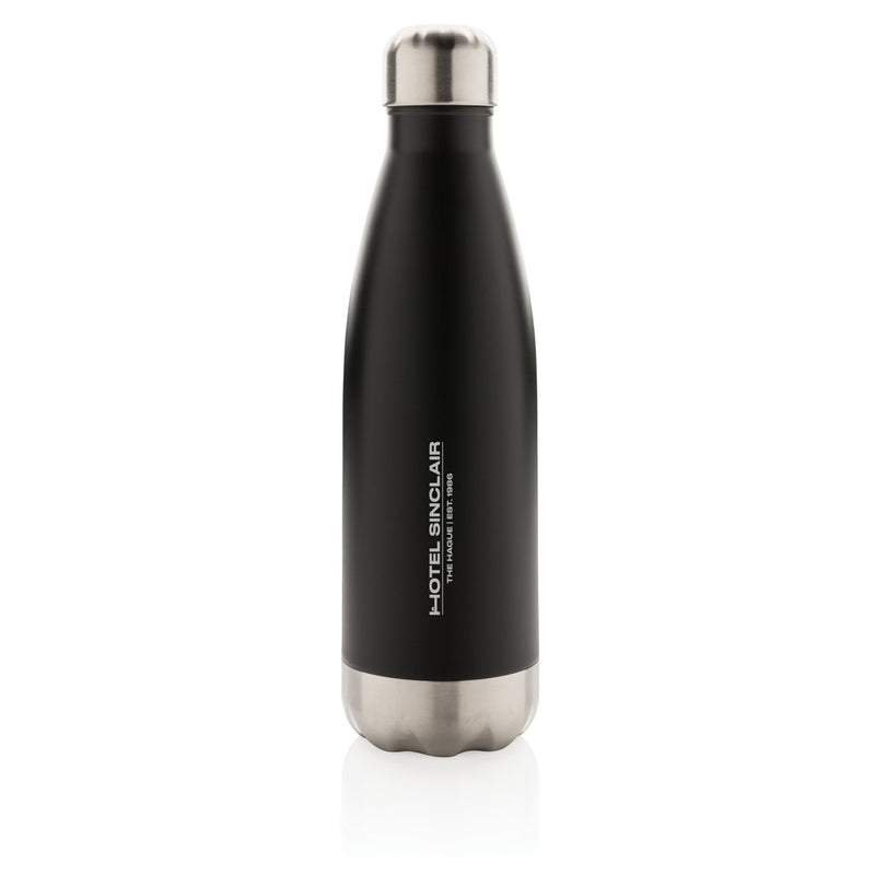 Load image into Gallery viewer, Stainless steel vacuum insulated water bottle from XD Collection, durable drinkware with a sleek design and secure lid.
