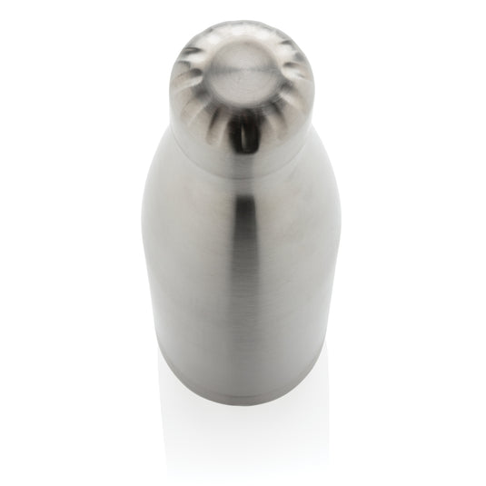 Stainless steel vacuum insulated water bottle from XD Collection, durable drinkware with a sleek design and secure lid.