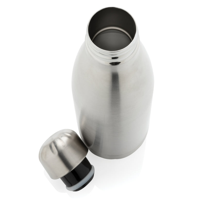 Load image into Gallery viewer, Stainless steel vacuum-insulated bottle from XD Collection, durable drinkware with a sleek design and secure lid.

