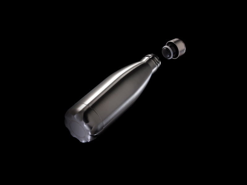 Load image into Gallery viewer, Stainless steel vacuum insulated bottle from XD Collection, designed for keeping drinks hot or cold, with a sleek, durable finish.
