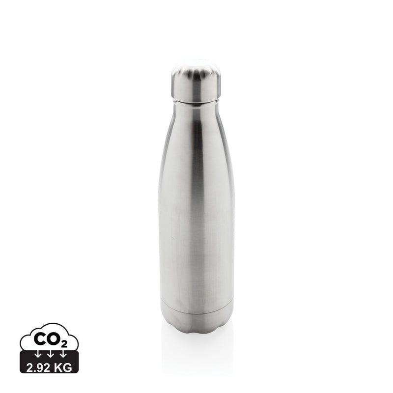 Load image into Gallery viewer, Stainless steel vacuum insulated drinkware bottle from XD Collection with a sleek, modern design and spill-proof lid.
