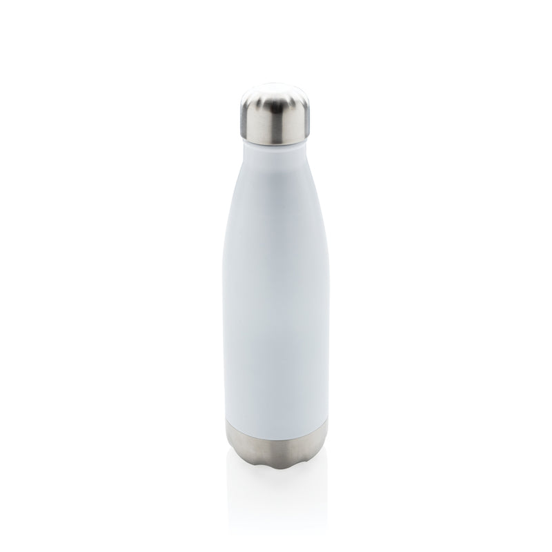Load image into Gallery viewer, Stainless steel vacuum insulated drinkware bottle from XD Collection with a sleek design and secure lid.
