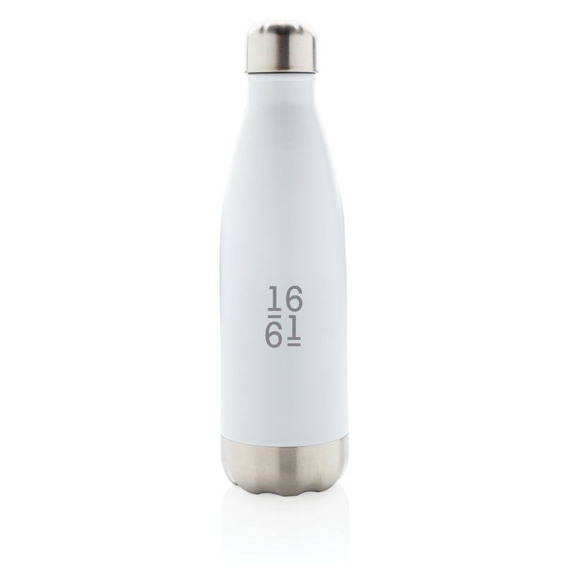 Load image into Gallery viewer, Stainless steel vacuum insulated drinkware bottle from XD Collection, designed for hot and cold beverages.
