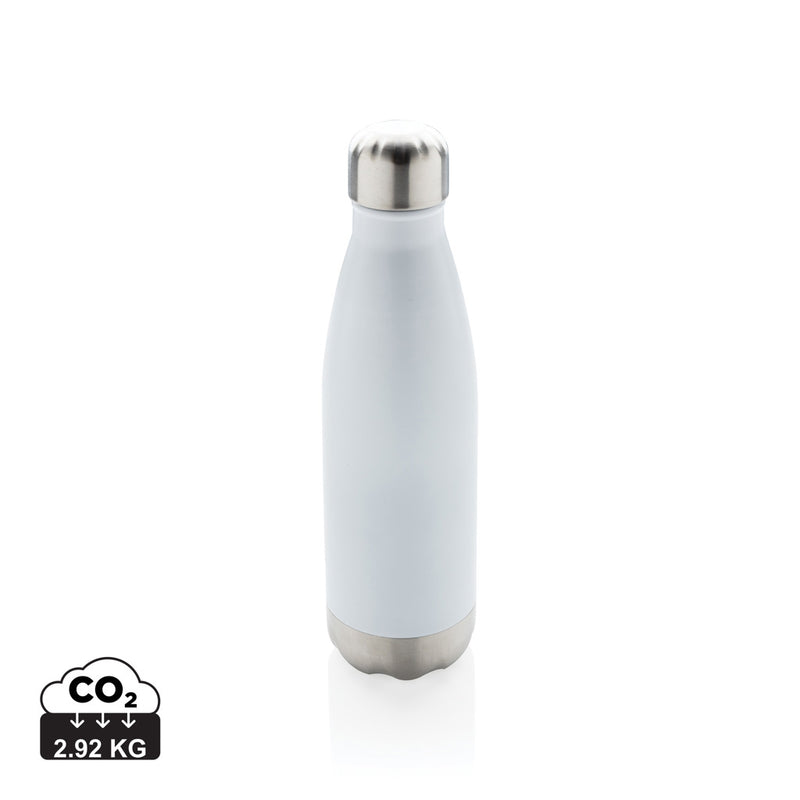 Load image into Gallery viewer, Stainless steel vacuum insulated drinkware bottle by XD Collection, showing sleek design and secure lid for hot or cold beverages.
