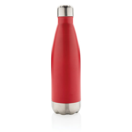 Stainless steel vacuum insulated water bottle from XD Collection, durable drinkware with a sleek design and secure lid.