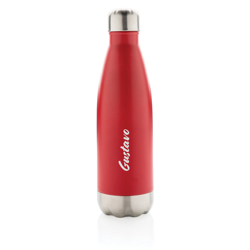 Load image into Gallery viewer, Stainless steel vacuum insulated drinkware bottle by XD Collection, showing sleek design and durable construction.
