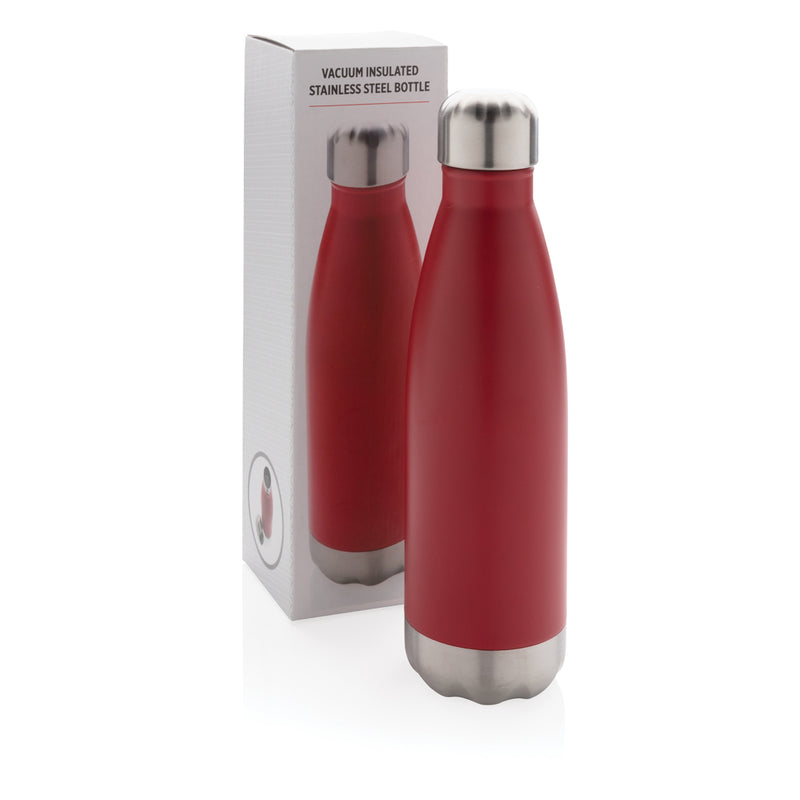 Load image into Gallery viewer, Stainless steel vacuum insulated water bottle from XD Collection, durable drinkware with a sleek design and secure lid.
