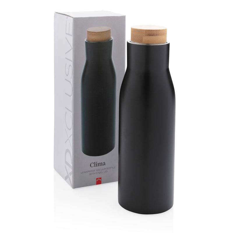 Load image into Gallery viewer, Clima leakproof vacuum bottle with steel lid - Custom Wood Designs
