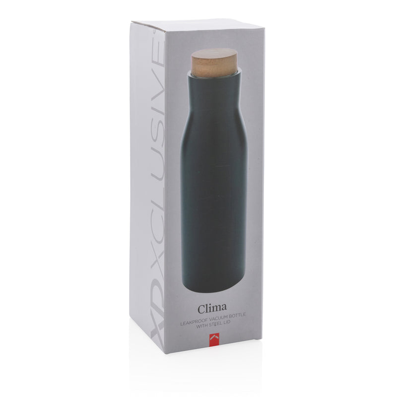 Load image into Gallery viewer, Clima leakproof vacuum bottle with steel lid - Custom Wood Designs
