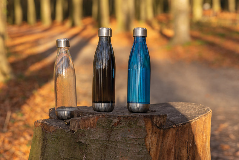 Load image into Gallery viewer, Leakproof water bottle with stainless steel lid - Custom Wood Designs

