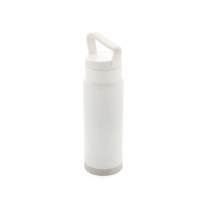 Load image into Gallery viewer, Leakproof XD Collection vacuum on-the-go drinkware bottle with handle, showing its sleek design and secure lid for travel.
