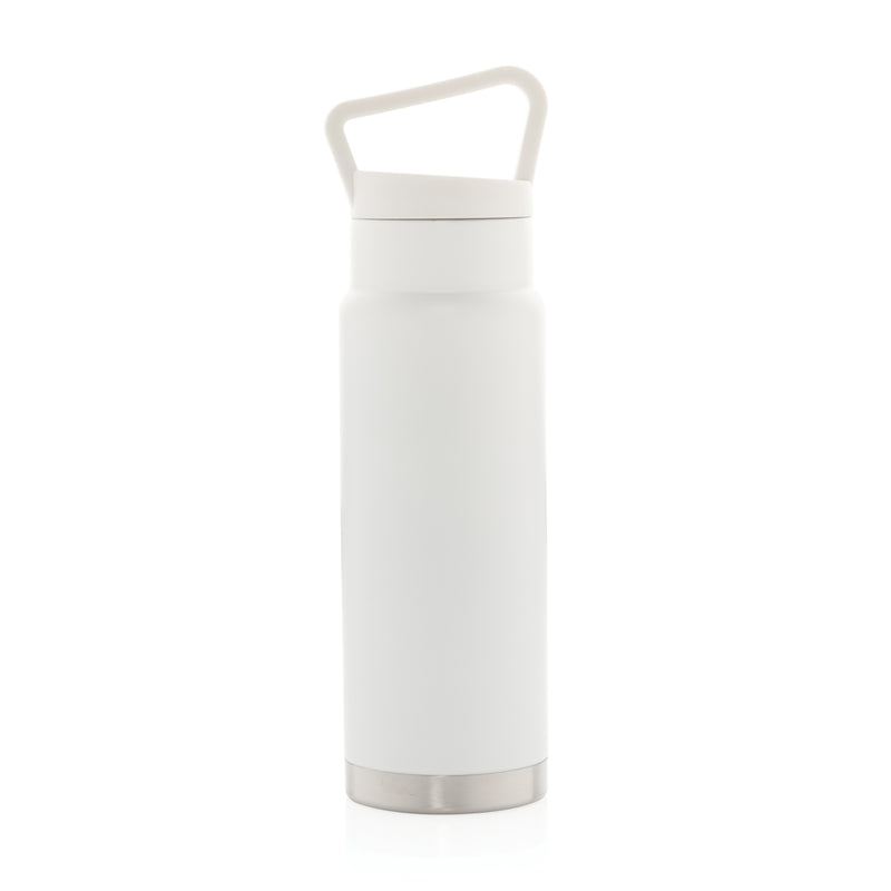 Load image into Gallery viewer, Leakproof vacuum on-the-go bottle with handle from XD Collection, showing the sleek drinkware design and secure lid.

