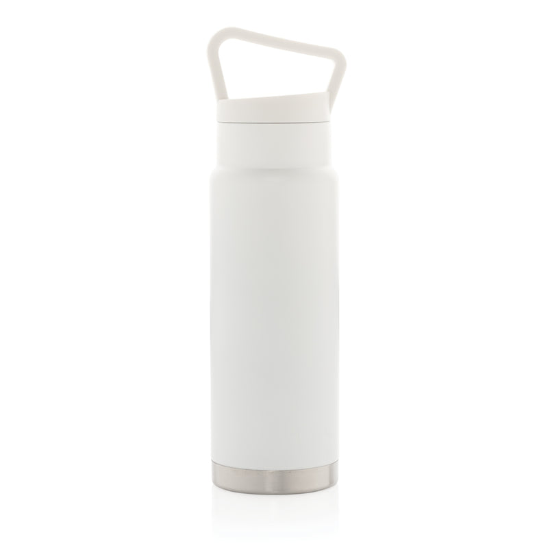 Load image into Gallery viewer, Leakproof vacuum drinkware with handle by XD Collection, on-the-go bottle ideal for keeping beverages sealed and portable.
