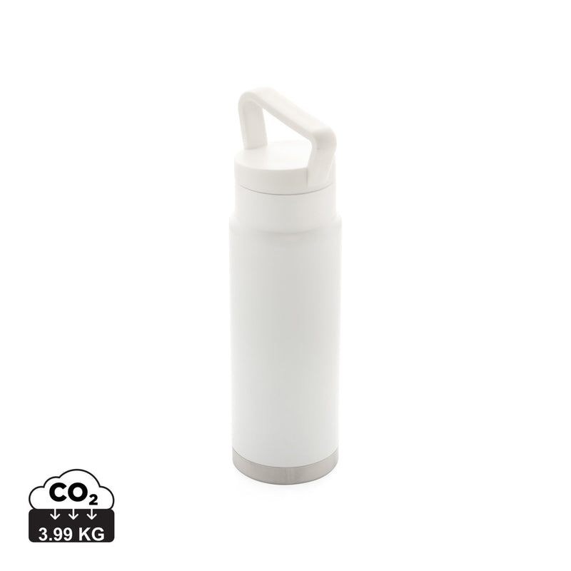Load image into Gallery viewer, Leakproof vacuum on-the-go water bottle with handle from XD Collection, showcasing a sleek drinkware design with secure lid
