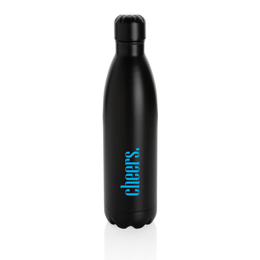 Solid colour vacuum stainless steel bottle 750ml - Custom Wood Designs
