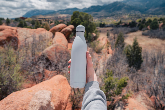 Solid colour vacuum stainless steel bottle 750ml - Custom Wood Designs