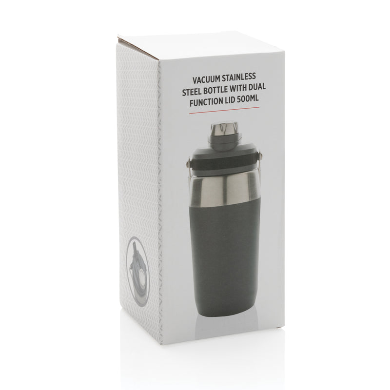 Load image into Gallery viewer, Vacuum stainless steel dual function lid bottle 500ml - Custom Wood Designs
