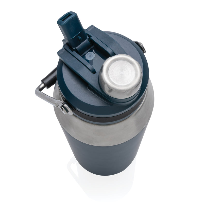 Load image into Gallery viewer, Vacuum stainless steel dual function lid bottle 1L - Custom Wood Designs
