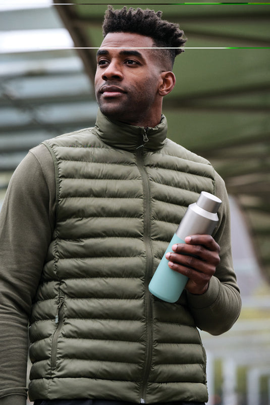 Fluid RCS certified recycled steel water bottle 600ml - Custom Wood Designs