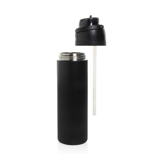 XD Collection Omni Sip RCS certified re-steel lockable 720ml bottle in stainless steel with a secure lid, drinkware for on-the-go hydration.