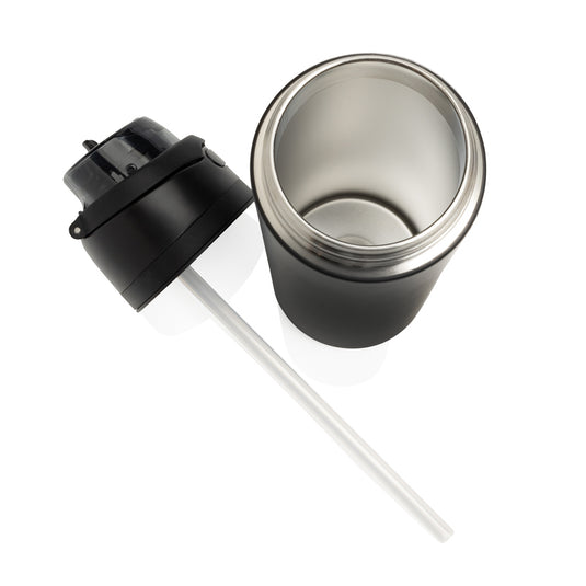 XD Collection Omni Sip RCS certified re-steel lockable bottle, 720ml drinkware with secure lid and sleek stainless steel design.