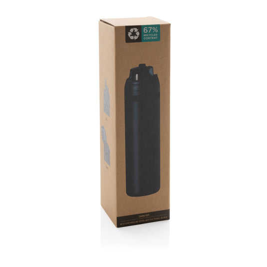 XD Collection Omni Sip RCS certified re-steel lockable bottle, 720ml, durable drinkware with secure lock feature and sleek design.