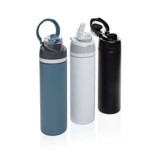 XD Collection Omni Sip RCS certified re-steel lockable 720ml bottle, stainless steel drinkware with secure lid and sleek design