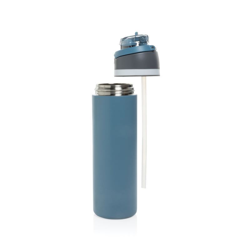 Load image into Gallery viewer, XD Collection Omni Sip RCS certified re-steel lockable 720ml bottle, drinkware with secure lid and sleek steel design.
