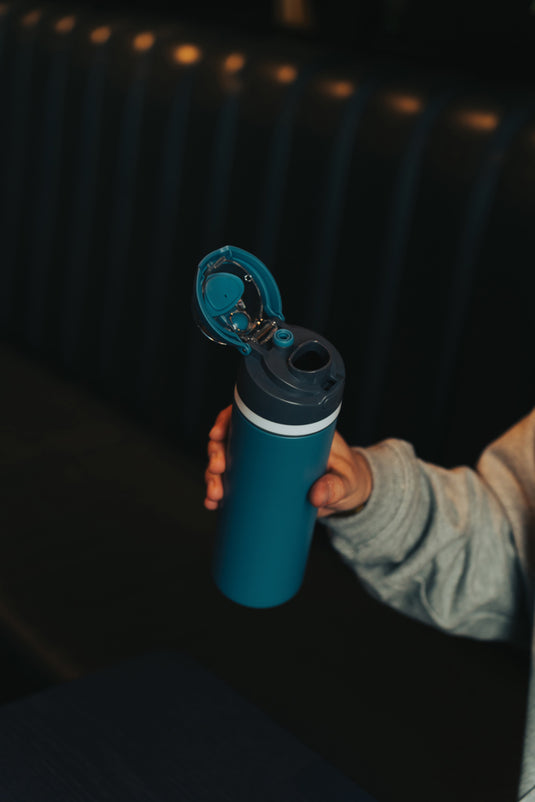 XD Collection Omni Sip RCS certified re-steel lockable 720ml bottle, stainless steel drinkware with secure locking lid.