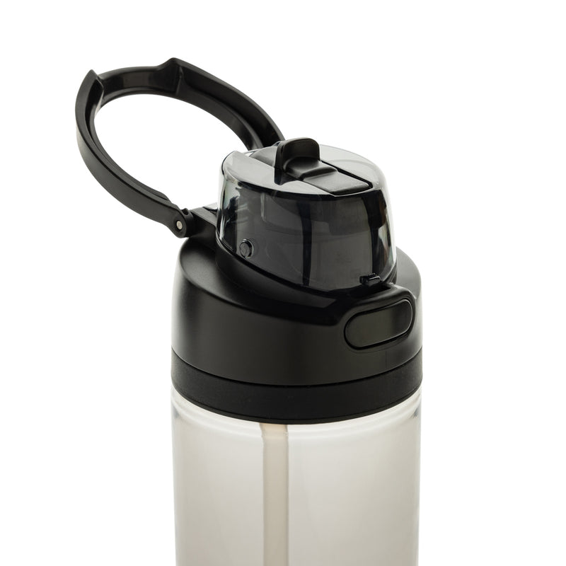 Load image into Gallery viewer, XD Collection Omni Sip RCS RPET water bottle, 800ML, clear plastic with a screw cap, eco-friendly drinkware for hydration.
