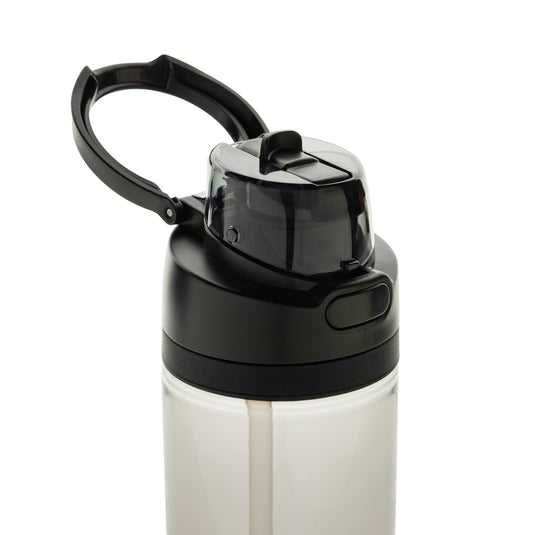 XD Collection Omni Sip RCS RPET water bottle, 800ML, clear plastic with a screw cap, eco-friendly drinkware for hydration.