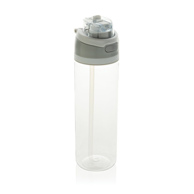 Load image into Gallery viewer, XD Collection Omni Sip RCS RPET water bottle, 800ML, clear drinkware with a screw-top lid and ergonomic design.
