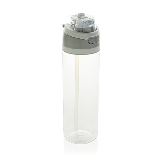 XD Collection Omni Sip RCS RPET water bottle, 800ML, clear drinkware with a screw-top lid and ergonomic design.