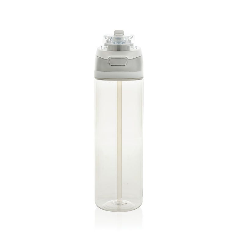 Load image into Gallery viewer, XD Collection Omni Sip RCS RPET water bottle, 800ML, clear plastic drinkware with a screw-top lid and ergonomic design.
