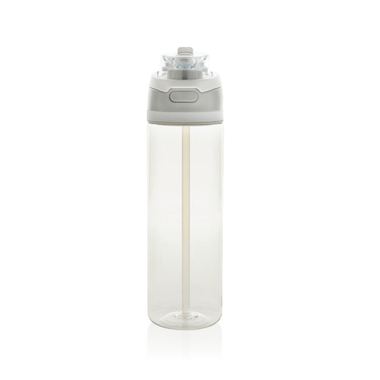 XD Collection Omni Sip RCS RPET water bottle, 800ML, clear plastic drinkware with a screw-top lid and ergonomic design.